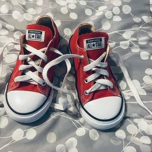 Converse size 9 red chucks sneakers